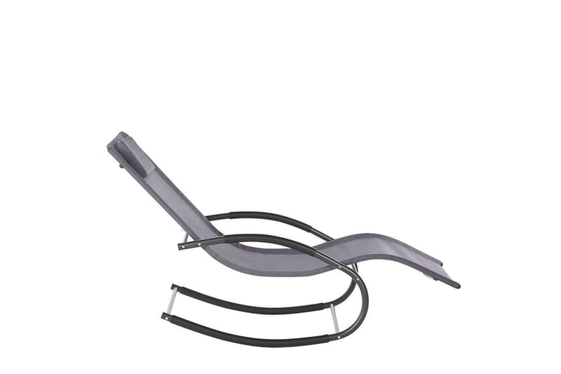 Solsäng Carano II - Grå, svart - Utemöbler - Utestolar & fåtöljer - Solsängar & solvagnar