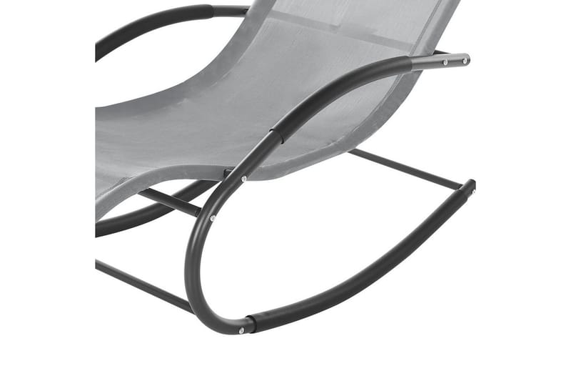 Solsäng Carano II - Ljusgrå, svart - Utemöbler - Utestolar & fåtöljer - Solsängar & solvagnar