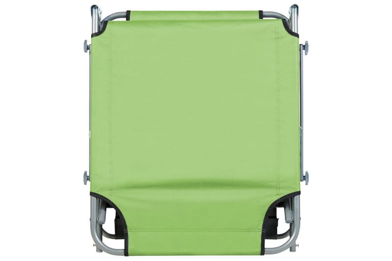 Solsäng Foligno - Grön, Silver - Utemöbler - Utestolar & fåtöljer - Solsängar & solvagnar