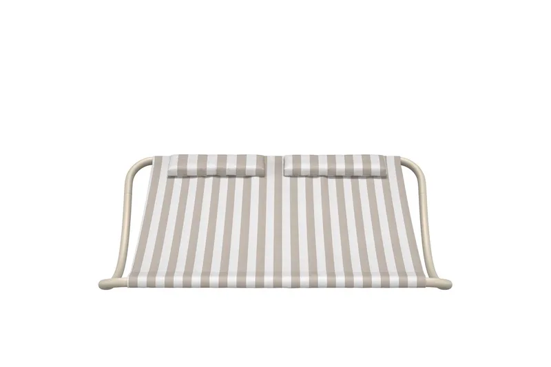 Solsäng Gordo Utomhus - Beige/vit - Utemöbler - Utestolar & fåtöljer - Solsängar & solvagnar