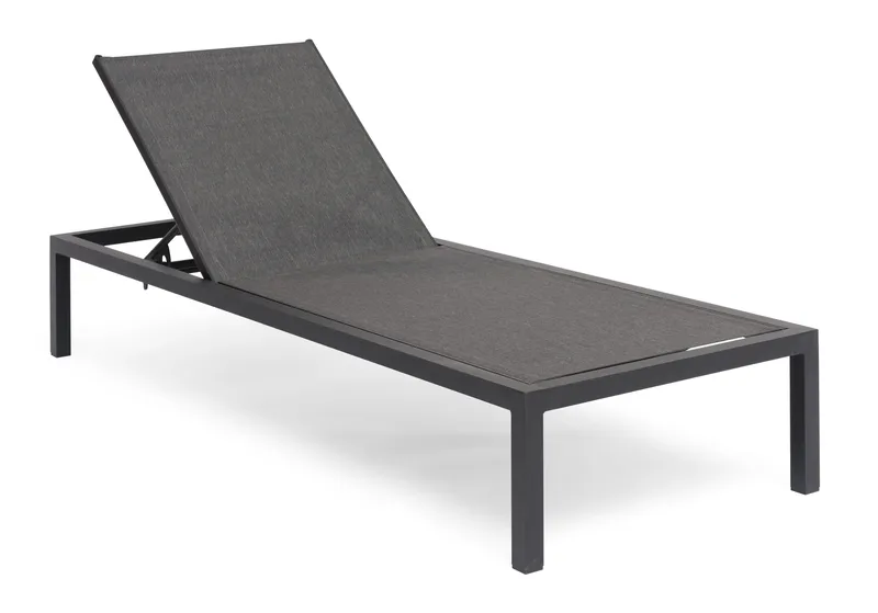 Solsäng Hillerstorp Hånger - Svart - Utemöbler - Utestolar & fåtöljer - Solsängar & solvagnar