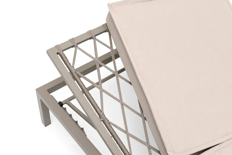 Solsäng Hillerstorp Jet Set - Beige - Utemöbler - Utestolar & fåtöljer - Solsängar & solvagnar