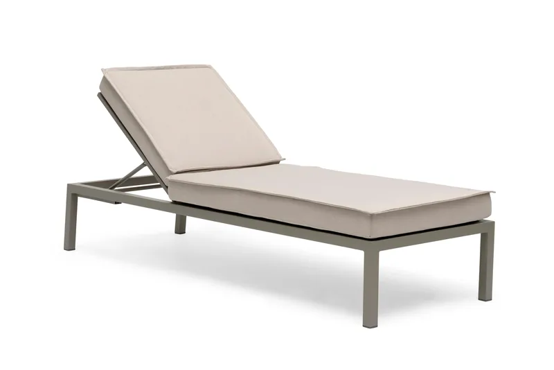 Solsäng Hillerstorp Jet Set - Beige - Utemöbler - Utestolar & fåtöljer - Solsängar & solvagnar