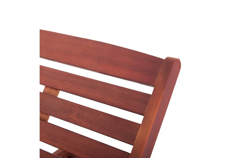 Solsäng Toscana - Mörk trä, blå, beige - Utemöbler - Utestolar & fåtöljer - Solsängar & solvagnar