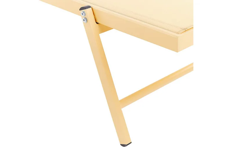 Solsäng Portofino - Gul - Utemöbler - Utestolar & fåtöljer - Solsängar & solvagnar