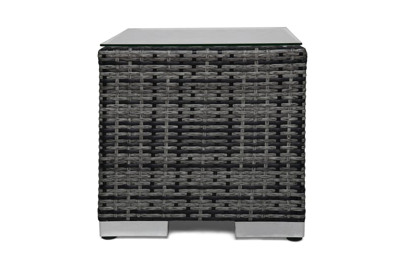 BAHAMAS Solsäng 2-Pack + Sidobord Grå - Utemöbler - Utestolar & fåtöljer - Solsängar & solvagnar