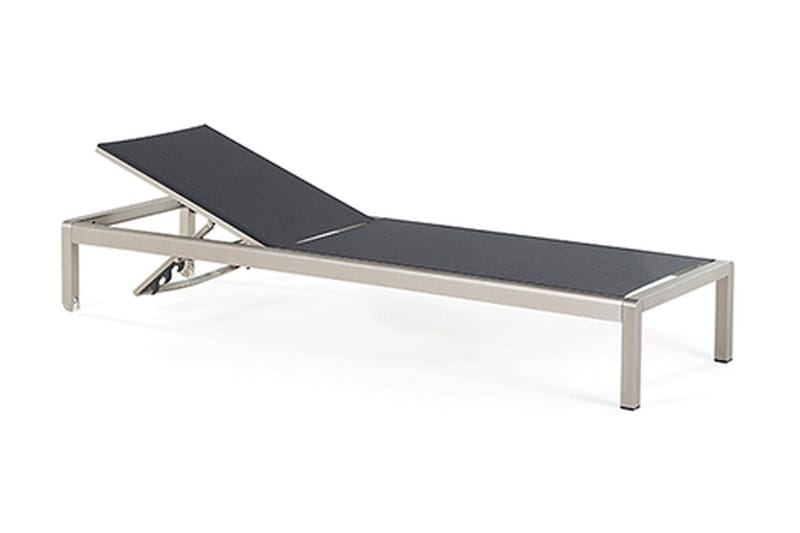 Fossato Solsäng 64|198 cm - Svart - Utemöbler - Utestolar & fåtöljer - Solsängar & solvagnar