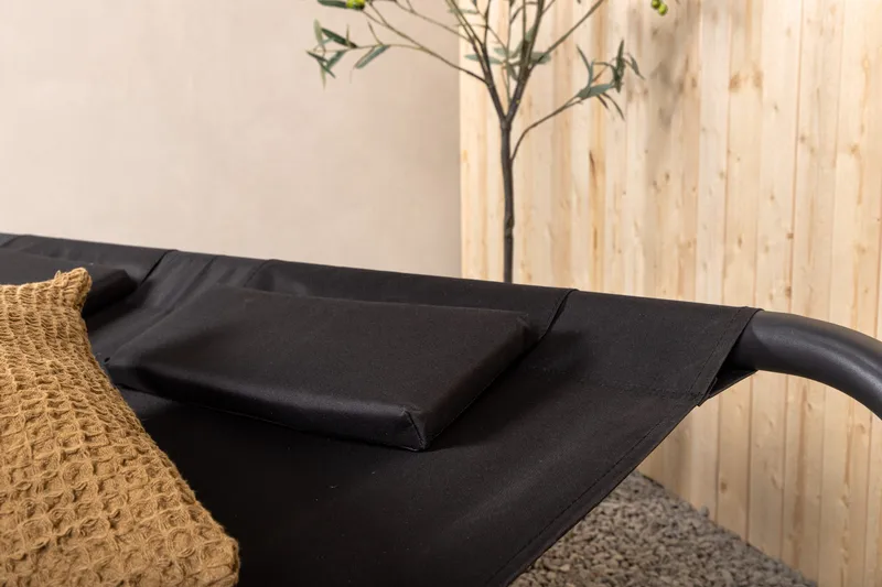 Gordo Solbädd - Svart - Utemöbler - Utestolar & fåtöljer - Solsängar & solvagnar