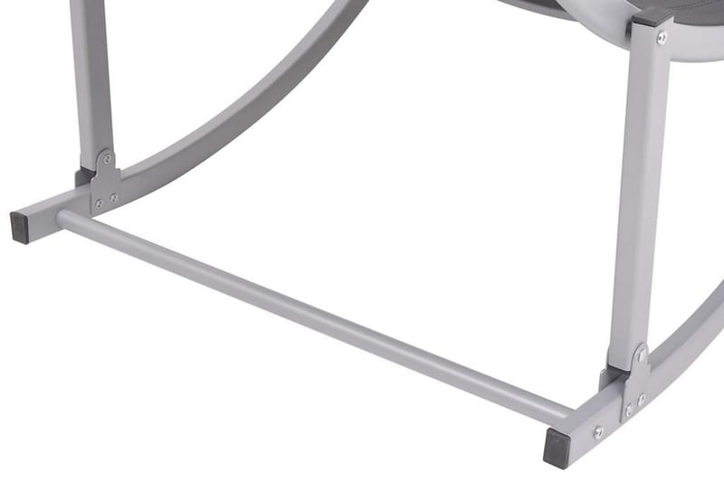 Hopfällbara solsängar 2 st aluminium och textilene - Svart - Utemöbler - Utestolar & fåtöljer - Solsängar & solvagnar