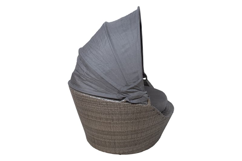 Mini Muse Soffa med tak Grå - Utemöbler - Utestolar & fåtöljer - Solsängar & solvagnar