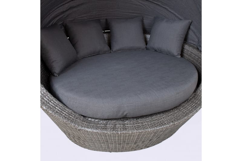 Mini Muse Soffa med tak Grå - Utemöbler - Utestolar & fåtöljer - Solsängar & solvagnar