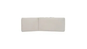 Portals Solsäng med Dyna 189 cm - Vit/Trä - Utemöbler - Utestolar & fåtöljer - Solsängar & solvagnar