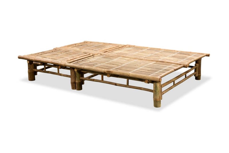 Solsäng 2 personer bambu - Brun - Utemöbler - Utestolar & fåtöljer - Solsängar & solvagnar