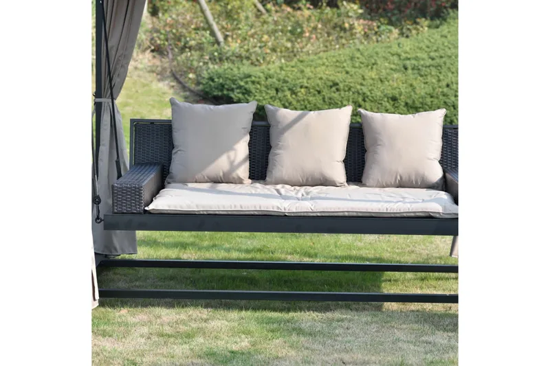 Svänglusthus Barcelona 236x180xh210 cm - Utemöbler - Utestolar & fåtöljer - Solsängar & solvagnar