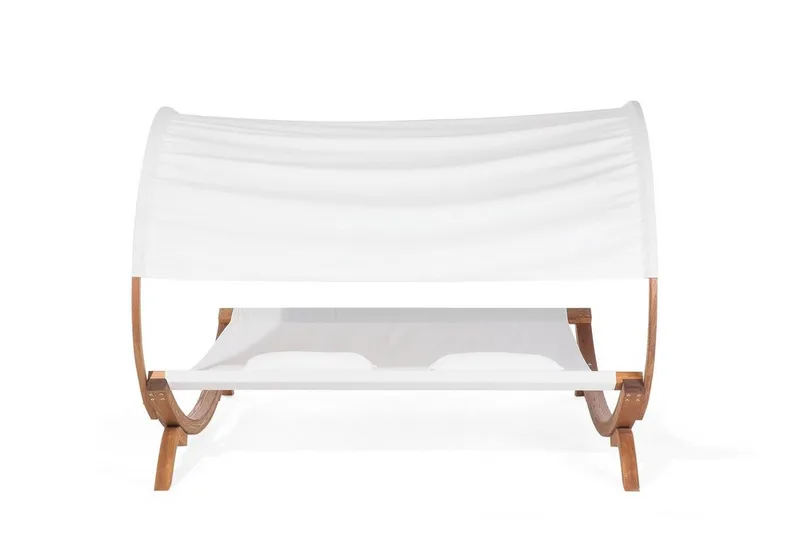 Teramo Solsäng 205|225 cm - Vit - Utemöbler - Utestolar & fåtöljer - Solsängar & solvagnar