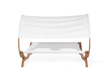 Teramo Solsäng 205|225 cm - Vit - Utemöbler - Utestolar & fåtöljer - Solsängar & solvagnar