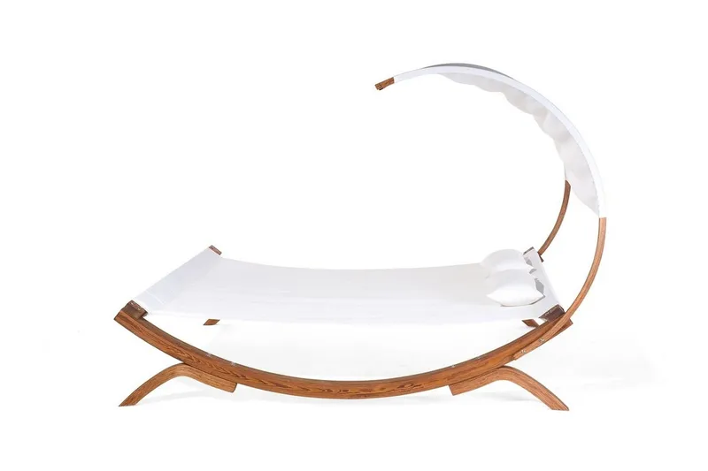 Teramo Solsäng 205|225 cm - Vit - Utemöbler - Utestolar & fåtöljer - Solsängar & solvagnar