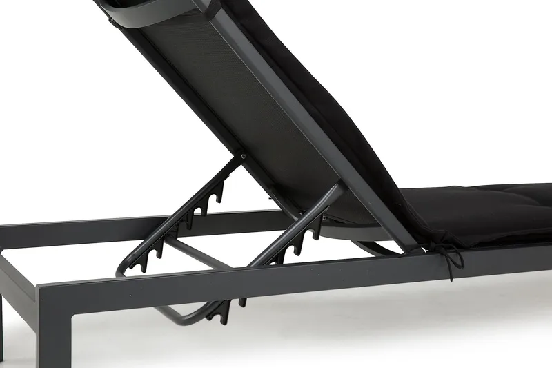 Tunis Solsäng - Svart - Utemöbler - Utestolar & fåtöljer - Solsängar & solvagnar