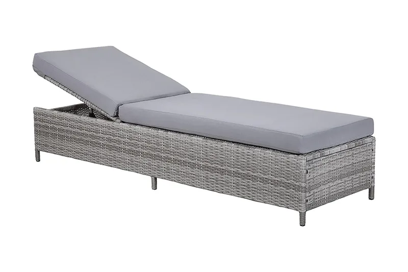 Turin Ii Solsäng 65|201 cm - Grå - Utemöbler - Utestolar & fåtöljer - Solsängar & solvagnar