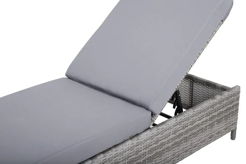 Turin Ii Solsäng 65|201 cm - Grå - Utemöbler - Utestolar & fåtöljer - Solsängar & solvagnar