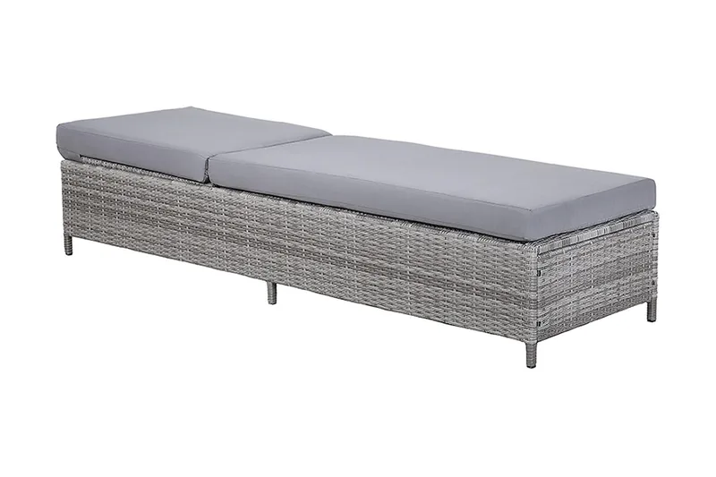 Turin Ii Solsäng 65|201 cm - Grå - Utemöbler - Utestolar & fåtöljer - Solsängar & solvagnar