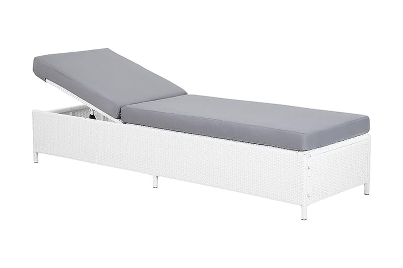 Turin Ii Solsäng 65|201 cm - Vit - Utemöbler - Utestolar & fåtöljer - Solsängar & solvagnar