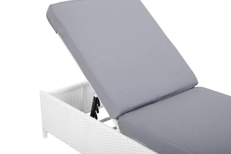 Turin Ii Solsäng 65|201 cm - Vit - Utemöbler - Utestolar & fåtöljer - Solsängar & solvagnar