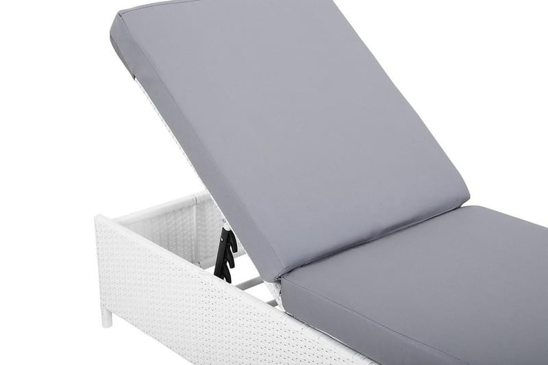 Turin Ii Solsäng 65|201 cm - Vit - Utemöbler - Utestolar & fåtöljer - Solsängar & solvagnar