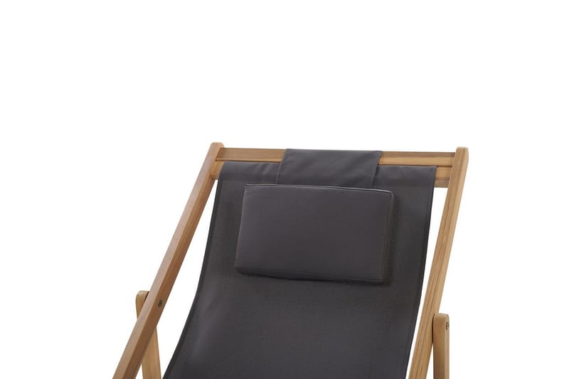 Solstol 2 ersättningstyger Avellino - Grå, ljust trä, flerfärgad - Utemöbler - Utestolar & fåtöljer - Solstol