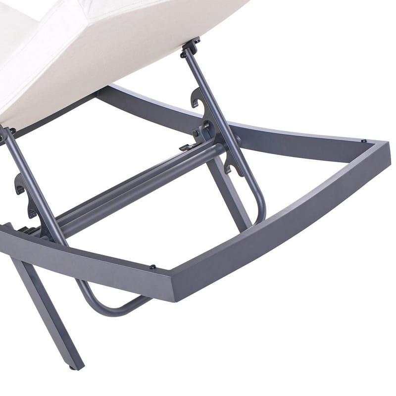 Solstol Amelia - Beige, svart - Utemöbler - Utestolar & fåtöljer - Solstol