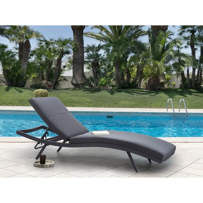 Solstol Amelia - Grå - Utemöbler - Utestolar & fåtöljer - Solstol