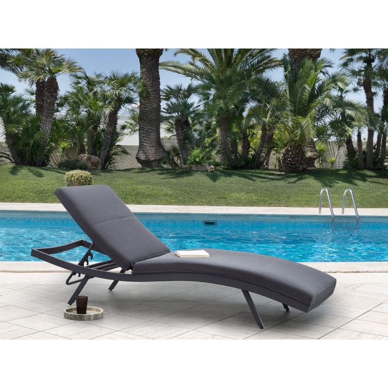 Solstol Amelia - Grå - Utemöbler - Utestolar & fåtöljer - Solstol