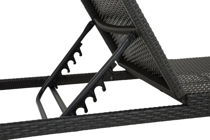 Bahamas Solsäng - Svart - Utemöbler - Utestolar & fåtöljer - Solstol
