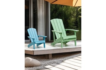Barnstol Adirondack - Blå - Utemöbler - Utestolar & fåtöljer - Solstol - Däckstol