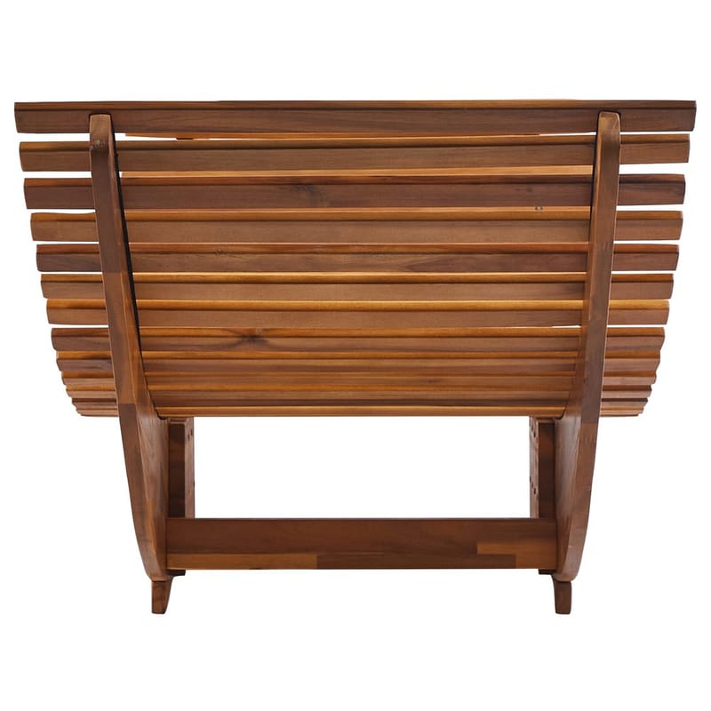 Solstol Brescia Premium - Ljus trä, Ljusgrå - Utemöbler - Utestolar & fåtöljer - Solstol