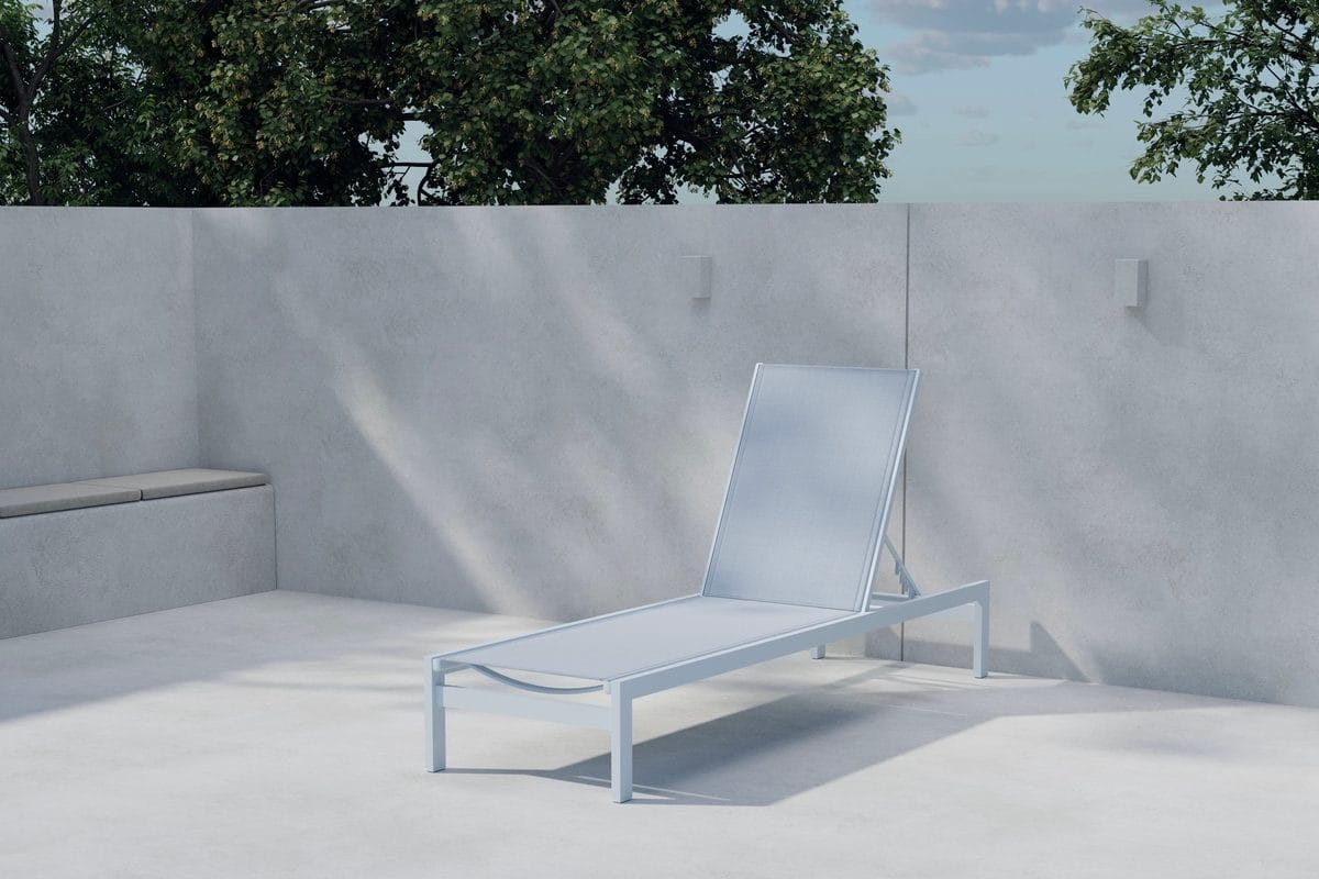 solstol copacabana utomhus - ljusblå