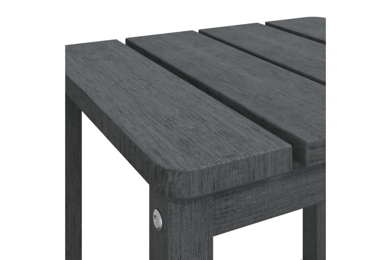 Adirondack bord antracit 38x38x46 cm HDPE - Antracit - Utemöbler - Utestolar & fåtöljer - Solstol - Däckstol