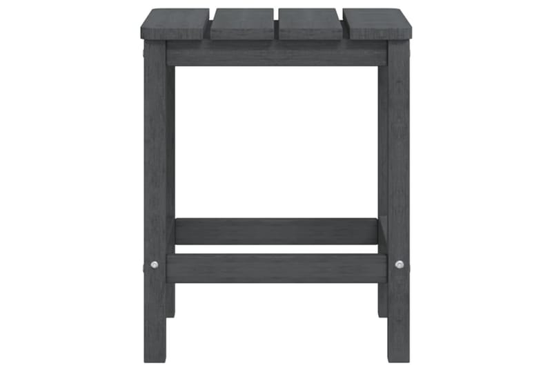 Adirondack bord antracit 38x38x46 cm HDPE - Antracit - Utemöbler - Utestolar & fåtöljer - Solstol - Däckstol