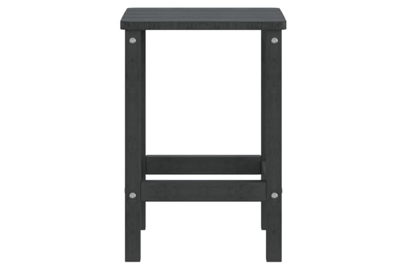 Adirondack bord antracit 38x38x46 cm HDPE - Antracit - Utemöbler - Utestolar & fåtöljer - Solstol - Däckstol