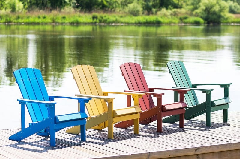 Adirondack Däckstol 88|75|88 cm - Grön - Utemöbler - Utestolar & fåtöljer - Solstol - Däckstol