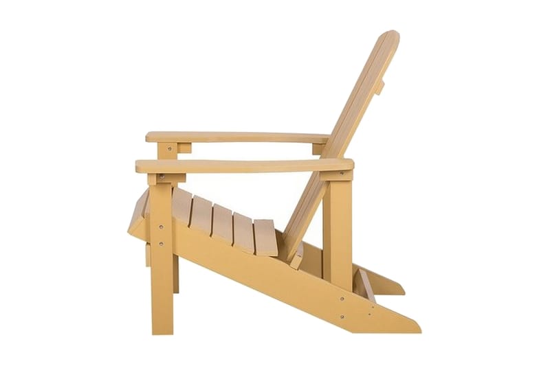 Adirondack Däckstol 88|75|88 cm - Gul - Utemöbler - Utestolar & fåtöljer - Solstol - Däckstol