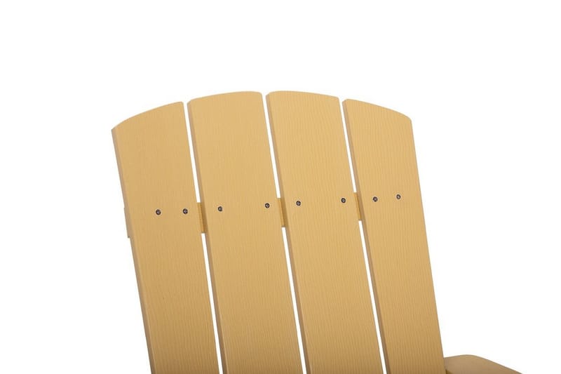 Adirondack Däckstol 88|75|88 cm - Gul - Utemöbler - Utestolar & fåtöljer - Solstol - Däckstol