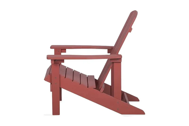 Adirondack Däckstol 88|75|88 cm, Röd