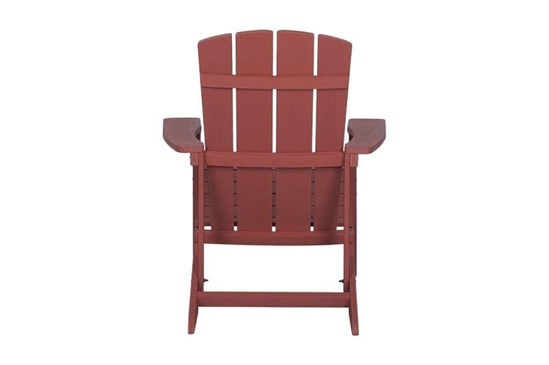 Adirondack Däckstol 88|75|88 cm - Röd - Utemöbler - Utestolar & fåtöljer - Solstol - Däckstol