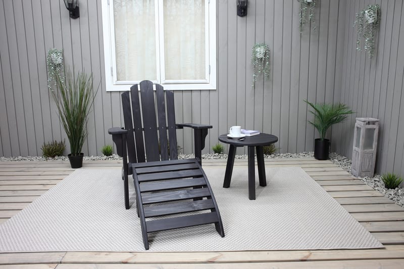 Cranston Däckstol - Kaffesvart - Utemöbler - Utestolar & fåtöljer - Solstol - Däckstol