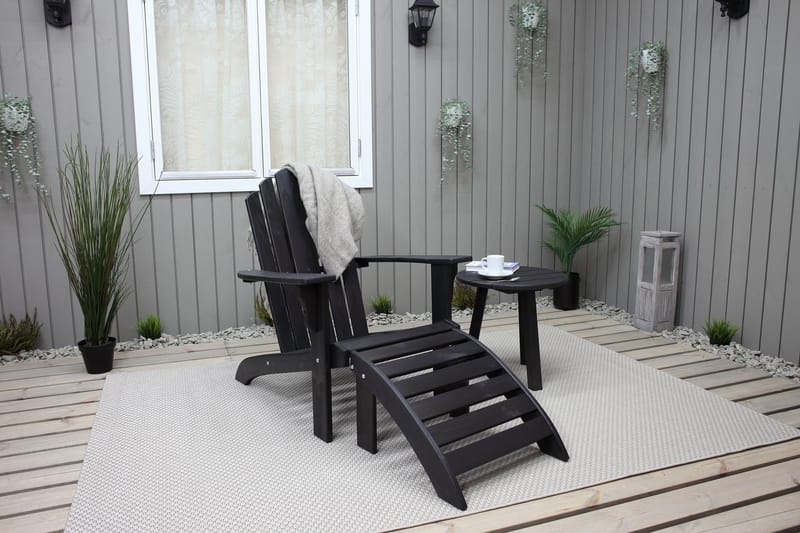 Cranston Däckstol - Kaffesvart - Utemöbler - Utestolar & fåtöljer - Solstol - Däckstol