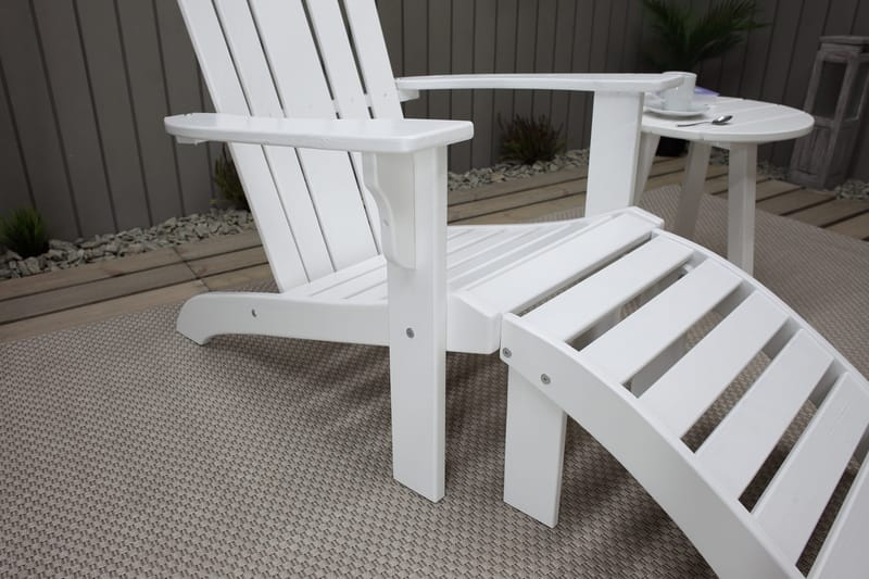 Cranston Däckstol - Vit - Utemöbler - Utestolar & fåtöljer - Solstol - Däckstol