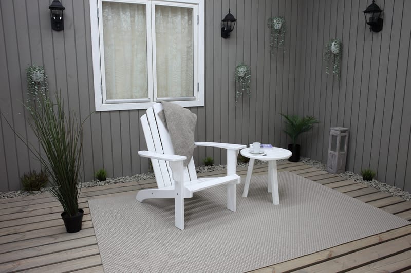 Cranston Däckstol - Vit - Utemöbler - Utestolar & fåtöljer - Solstol - Däckstol