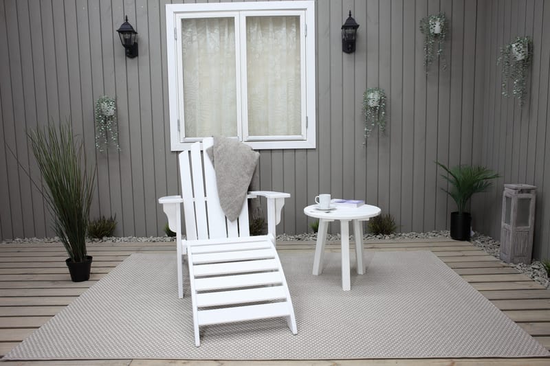 Cranston Däckstol - Vit - Utemöbler - Utestolar & fåtöljer - Solstol - Däckstol