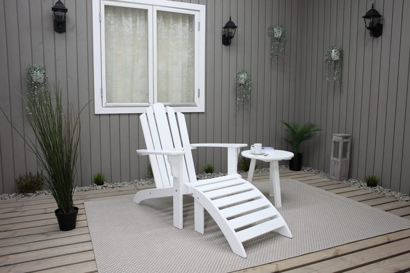 Cranston Däckstol - Vit - Utemöbler - Utestolar & fåtöljer - Solstol - Däckstol